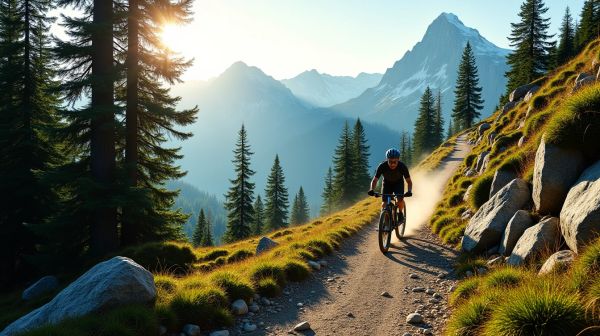 Où rouler en VTT dans les vastes paysages de montagne